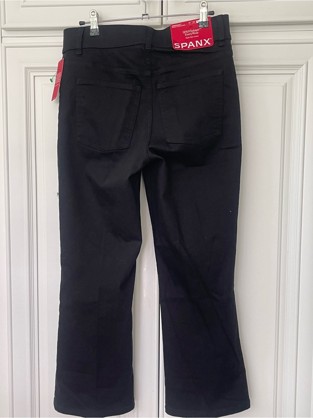 NWT SPANX SPANXshape EveryWear Kick Flare Jeans denim black size M petite